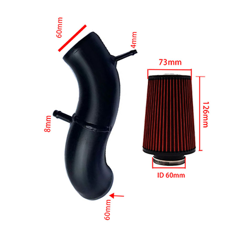 The Intake Kit of the Abarth 500 Intake System Is Located in the Original Air Box, Modified with a T-Jet Kit