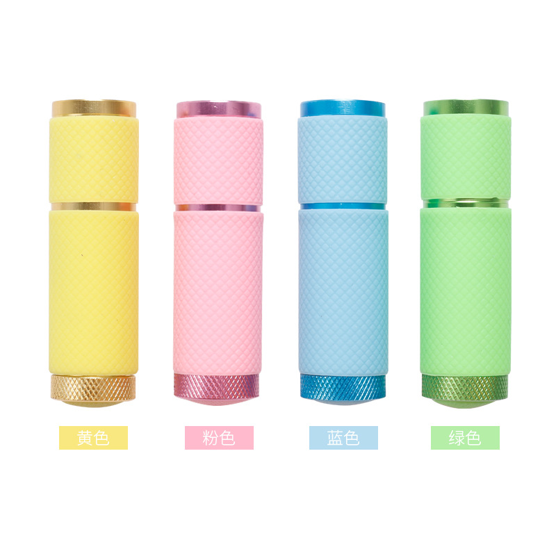 suministros de manicura LED mini linterna tipo lámpara de perla de secado rápido manicura portátil luz terapéutica pegamento de manicura especial