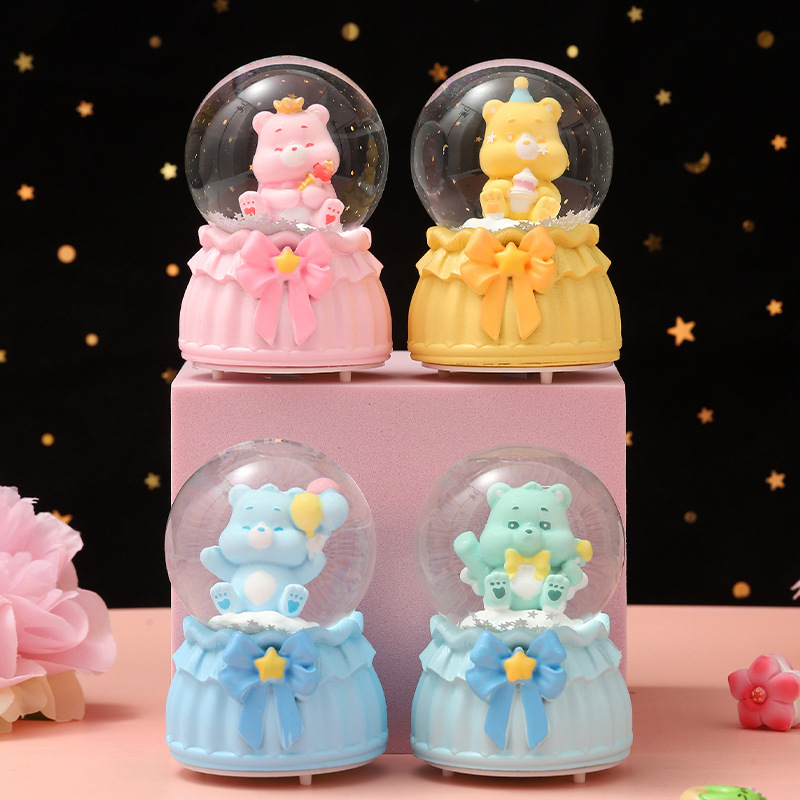 Varias Bolas de Cristal Luminosas con Diseños Creativos y de Dibujos Animados, Adornos Decorativos de Gran Venta, Regalo para Fiestas, con Luz, Mayorista