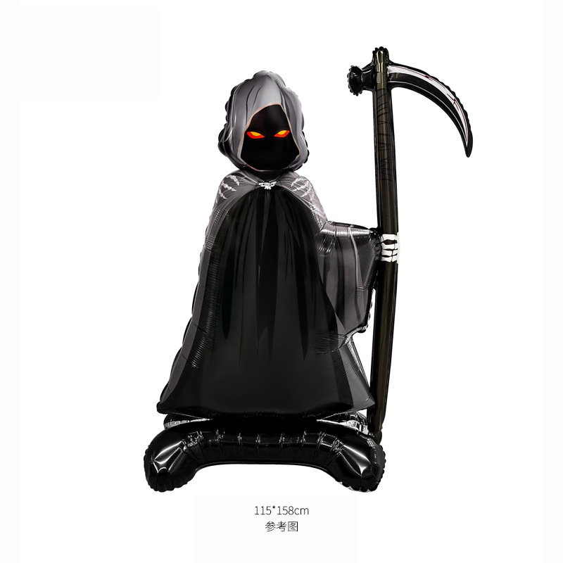 新しいハロウィンゴーストフェスティバルアルミフィルムバルーン 4D 立体カボチャハロウィンゴーストパーティーゴースト漫画バルーン|undefined