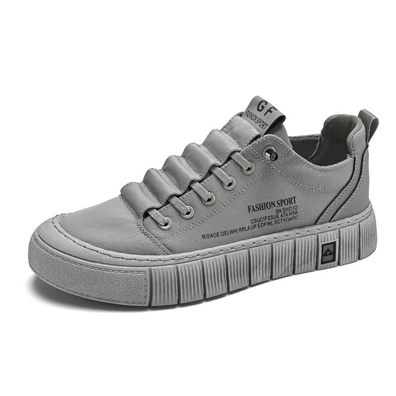 2025 nuevos zapatos de lona para hombres de verano transpirables zapatos de skate casuales de un pie zapatos de seda de hielo zapatos de liberación de la marea image 8