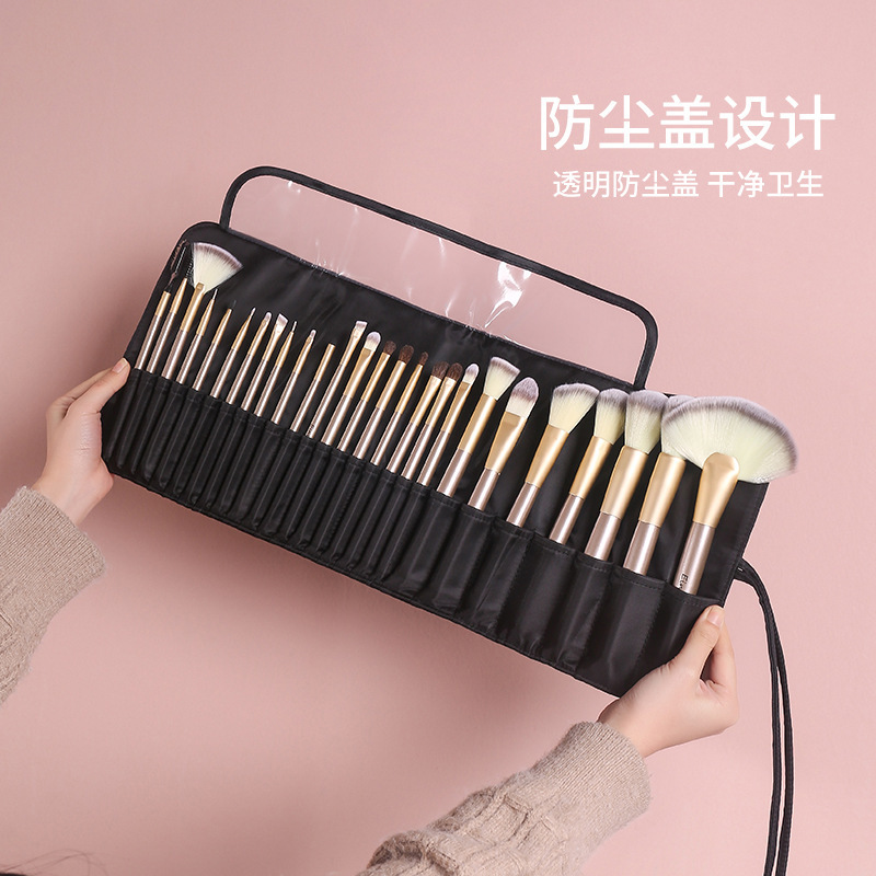 Folding Cosmetic Bag 2021 New Makeup Brush Tool Storage Bag Travel Waterproof Portable Large Capacity Cosmetic Bag