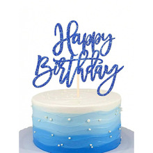 R 38972 Glitter Birthday Cake Topper �������յ�����