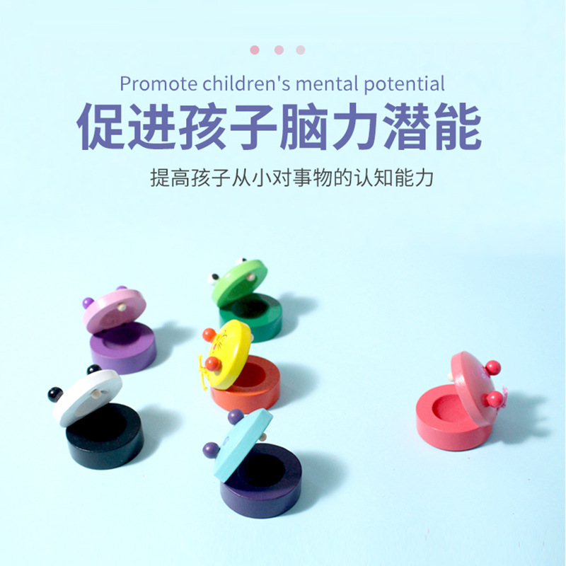 Junta de madera beech Orf percusión juguetes de música infantil de dibujos animados animales tablero profesional