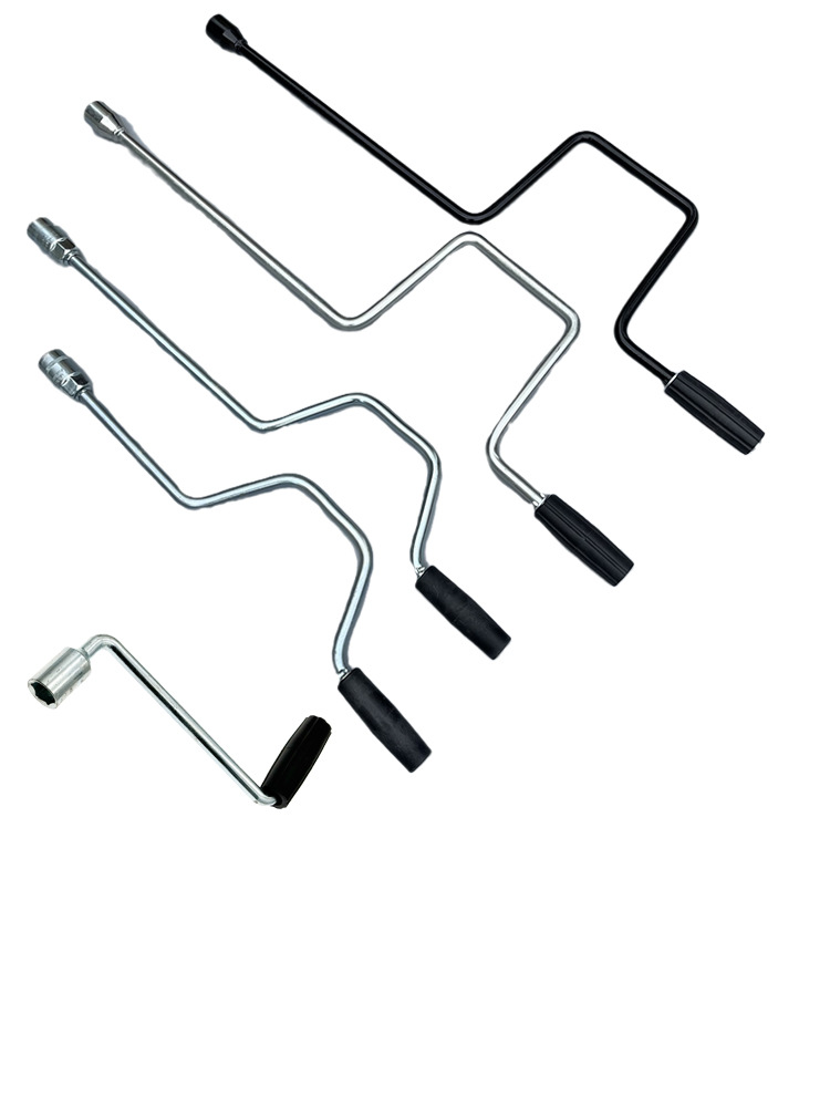 拖挂房车改装配件手摇套筒摇杆驻车支腿千斤顶支架用汽车改装大全