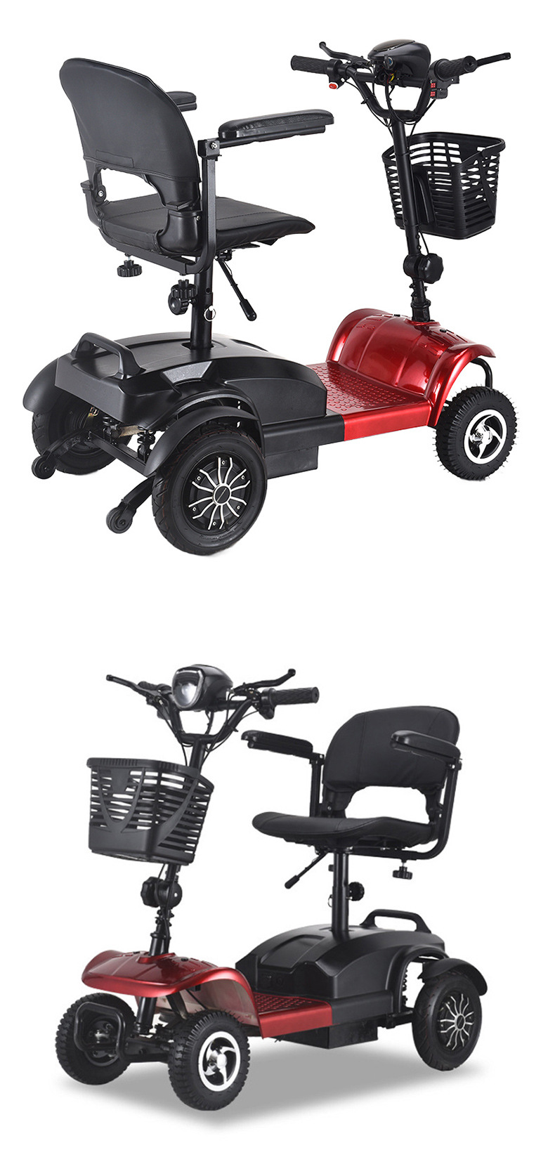 Armrest Model L-100 Household Small Double Folding Disabled Scooter Anti-Fall New Electric Vehicle for the Elderly