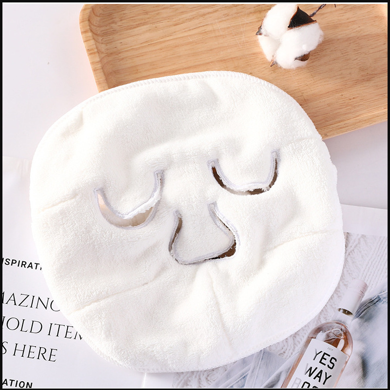 Face Towel Coral Velvet Thickeneded Hot and Cold Face Towel Beauty Moisturizing Facial Hot Compress Towel Factory Direct Sale