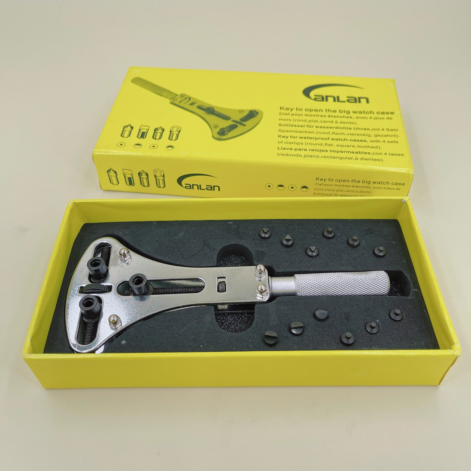 修表工具 优质 lanlan开表器 三爪开表盖后盖器 手表换电池