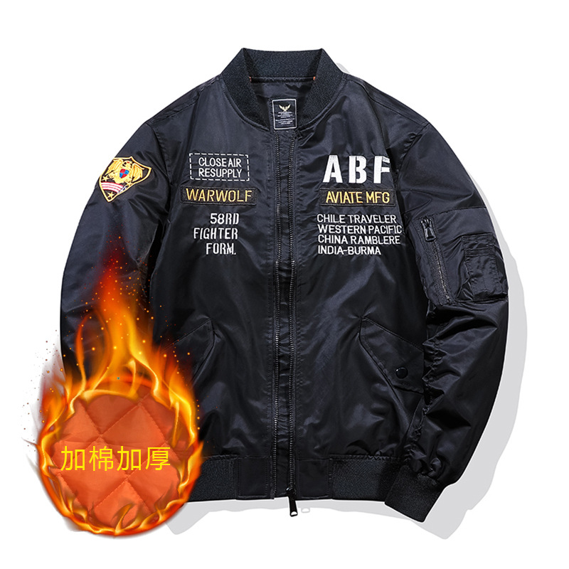 2022春秋新作ma1パイロットジャケット野球服大サイズ中青年男性潮牌カーディガンコート