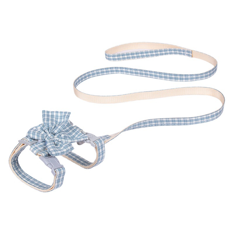 Suministros para mascotas Amazon nuevo arco gato pecho cuerda de tracción en forma de I gato cuerda ajustable gato caminando cuerda