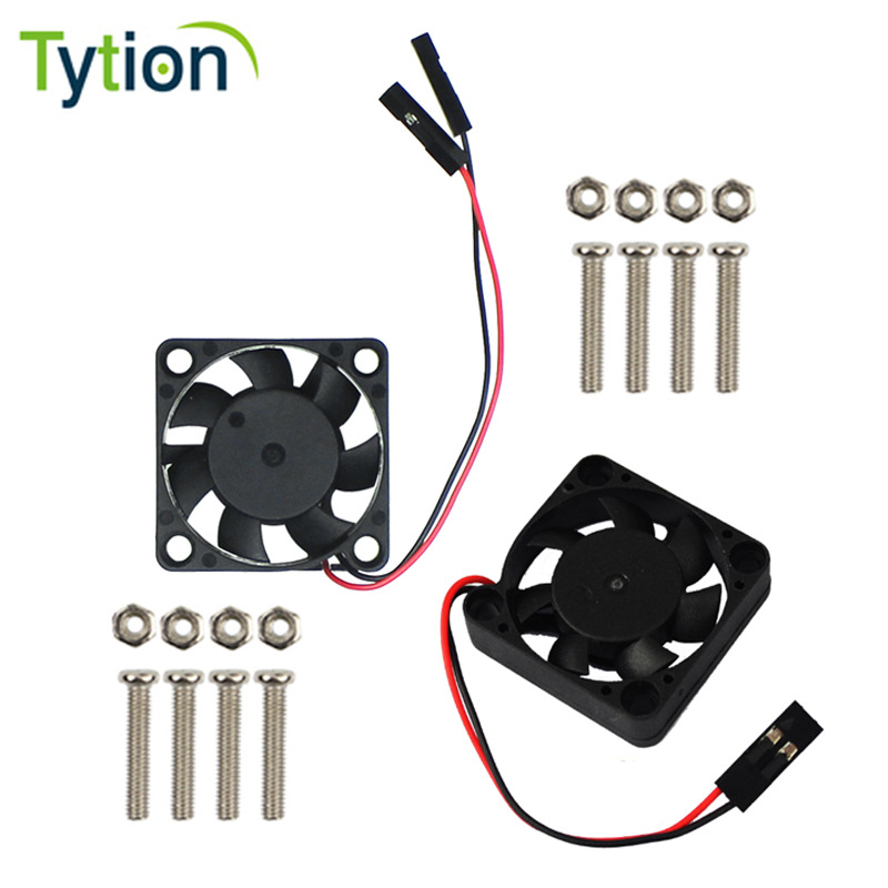 树莓派散热风扇液压保油30*30*7MM 3CM杜邦头7页静音薄款带螺丝