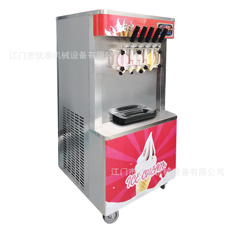 3 sabor 5 sabor máquina de helado suave máquina de helado comercial con preservación preenfriamiento máquina de helado exportación