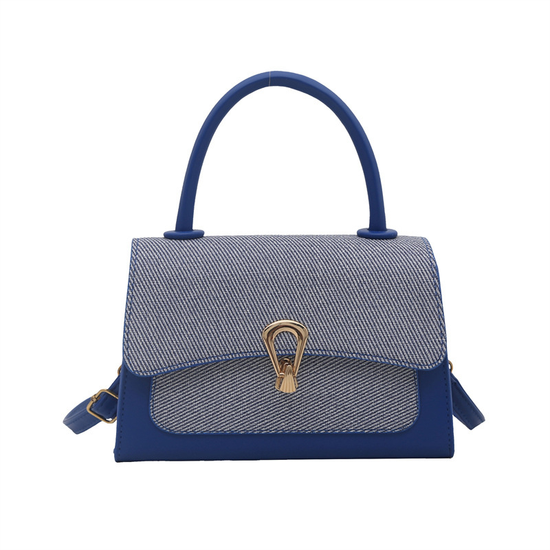 Mendidura de aire occidental patrón de lichi nuevo 2025 bloqueo de verano mensajero casual simple hombro portátil pequeño bolso cuadrado femenino