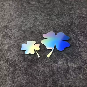 Cute Lucky Clover Stickers Waterproof Scratch Cover
