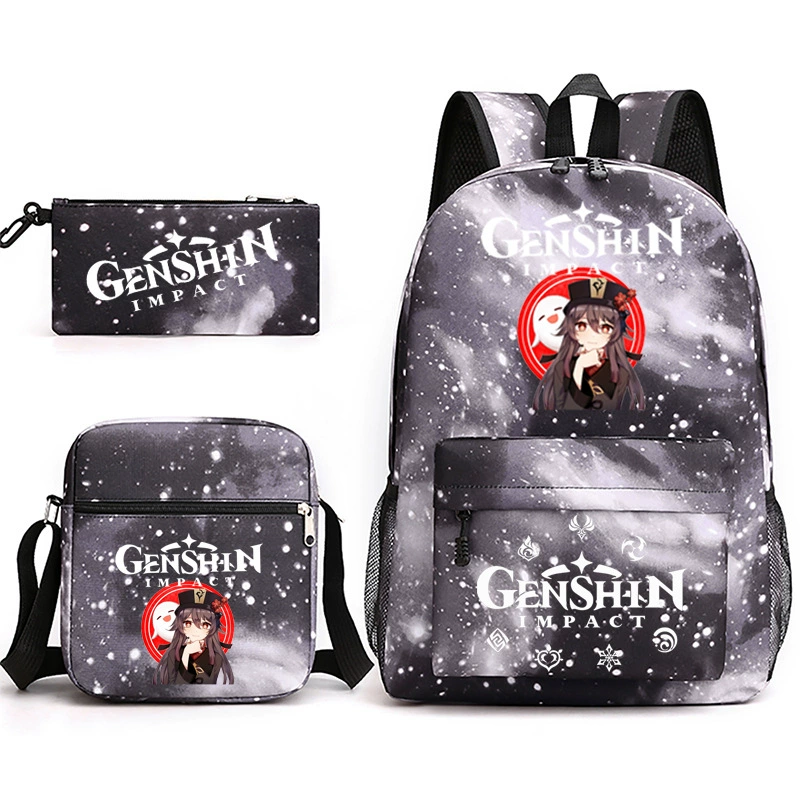 Genshin Impact, backpack, pencil case, one-shoulder bag, Amazon