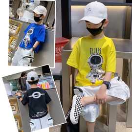 儿童t恤短袖2025新款童装春季男童上衣大童半袖男孩百搭夏装衣服