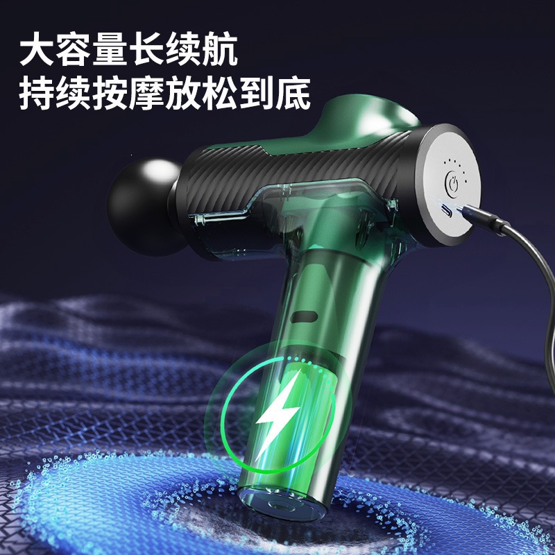 Pistola fascial transfronteriza masajeador de relajación muscular mini cuello muscular agarra la membrana cervical muscular de fitness profesional prensa eléctrica image 5