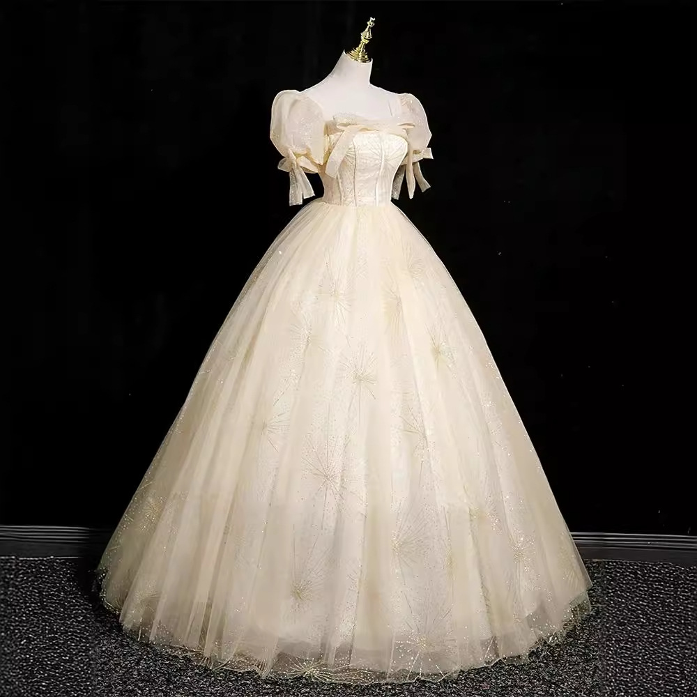 Evening Dress, Classy Accessible Luxury Niche Dress, Female Vocal Art Test, Beautiful Voice Performance, Fugitive Princess Tutu Skirt, Adult Ceremony