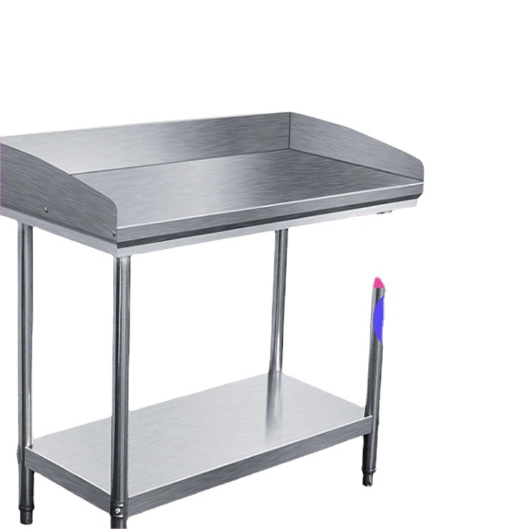 不锈钢工作台双层工作台不锈钢厨房操作台案板荷台无尘车间工作台