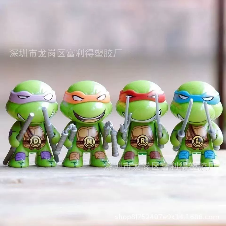 Cute Q version 4 Ninja Turtle Creative Car Ornaments Car Decorations Interior Small Ornaments