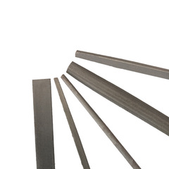 Set of 5: Steel File, Bench File, Triangular File, Half-Round File, Square File, Woodworking and Metal Sanding, from the Manufacturer