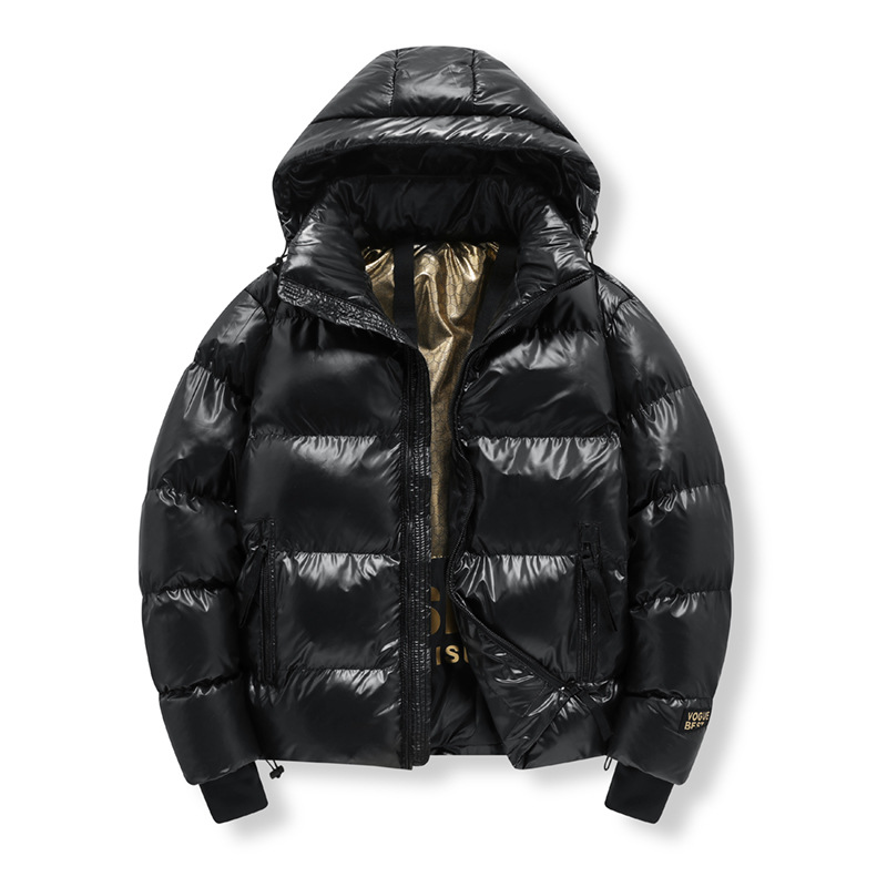 M - 7XL ropa de algodón extra-grande para hombres otoño invierno chaqueta de algodón brillante para hombres ropa de algodón gruesa casual chaqueta de pan