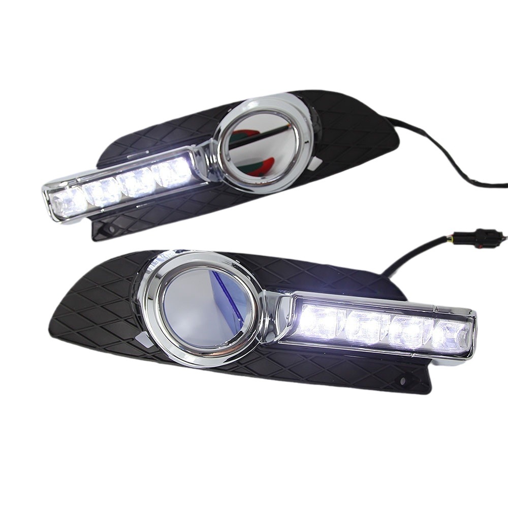 Aplicable a 10-13 Mitsubishi Wing God (Lancer) conjunto de la luz antiniebla luz diurna [C-type + lámpara LED]