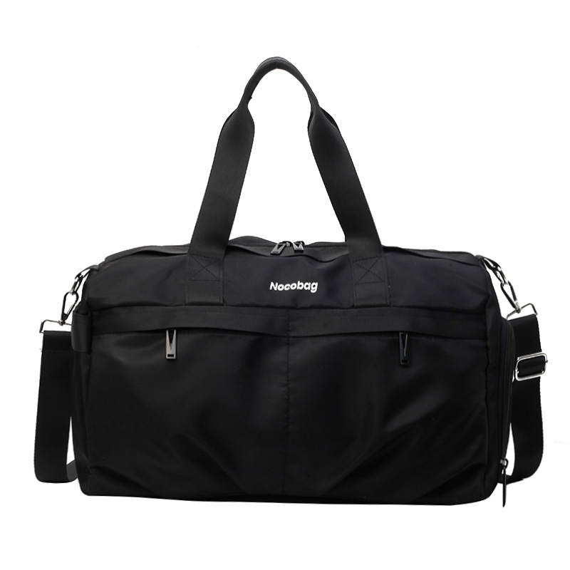 Bolsa de viaje de gran capacidad de corta distancia para mujer 2024 nueva bolsa de fitness deportiva ligera simple y versátil bolso de mensajero de un solo hombro para hombre