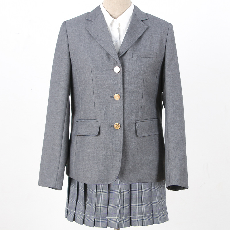 New Japanese Style Jk Uniform Campus Style Women's Three-Button Small Suit Campus Style Fashion Dress