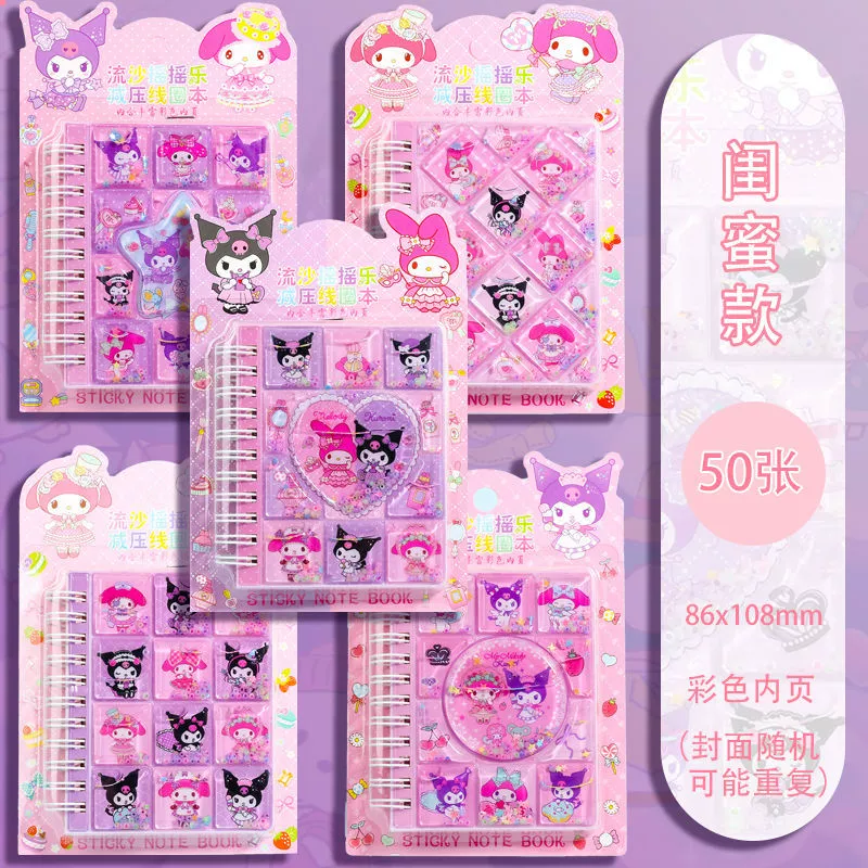 Sanrio маленькая милая книга, детская качалка, блокнот, ноутбук, антистресс