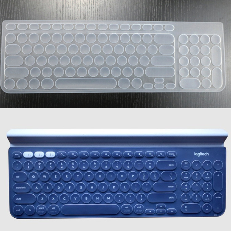 Suitable for Logitech K780 keyboard film full series Transparent Logitech MX keyboard protective film silicone film factory hair Suitable for Logitech K780 keyboard film full series Transparent Logitech MX keyboard protective film silicone film factory hair