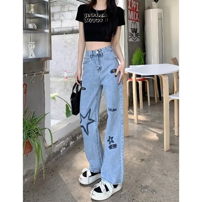Light thin jeans