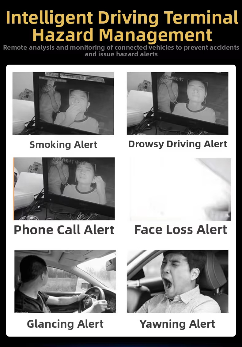 Driving Recorder Customized Remote Monitoring Pure Beidou Positioning Real-Time Video Recording Voice Intercom Api Fleet Management