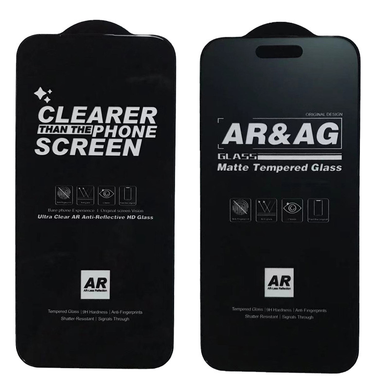 Aplicable a Apple 16ProMax AR película de vidrio templado a prueba de polvo 15pro alta definición esmerilado película de vidrio templado