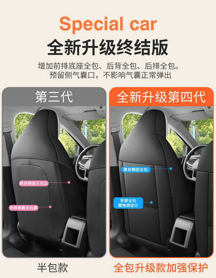 Volkswagen Lavida Xinrui Special Seat Cover 26/25 Model Car Seat Cushion Suede Saddle Pad Breathable Seat Cushion Cover