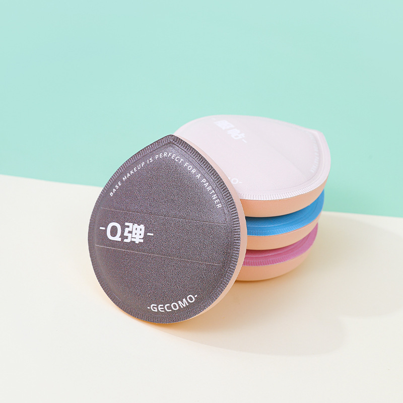 Fábrica de algodón personalizado amasar polvo de polvo no comer polvo seco y húmedo de doble uso de opacificación gota de agua esponja cojín de aire triángulo polvo de polvo