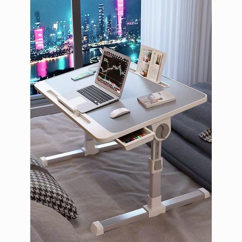 Foldable Laptop Table for Bed, College Dormitory Gaming Style Carbon Fiber Bed Study Table
