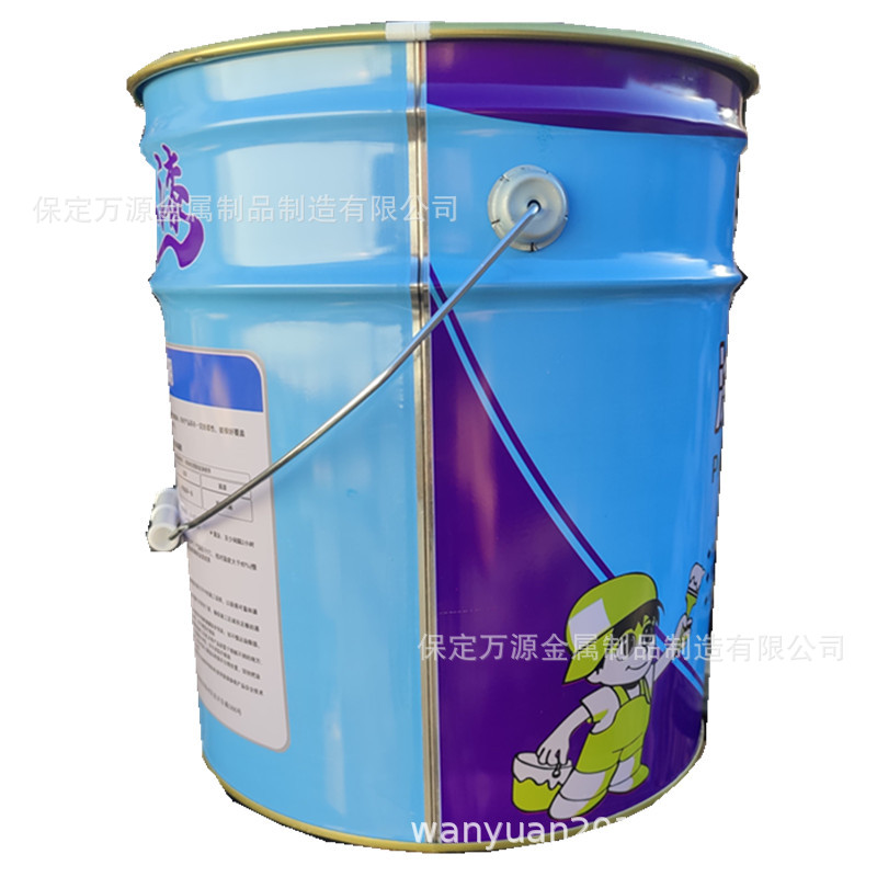水漆油漆乳胶漆马口铁金属包装铁桶防锈耐用圆桶涂料加工