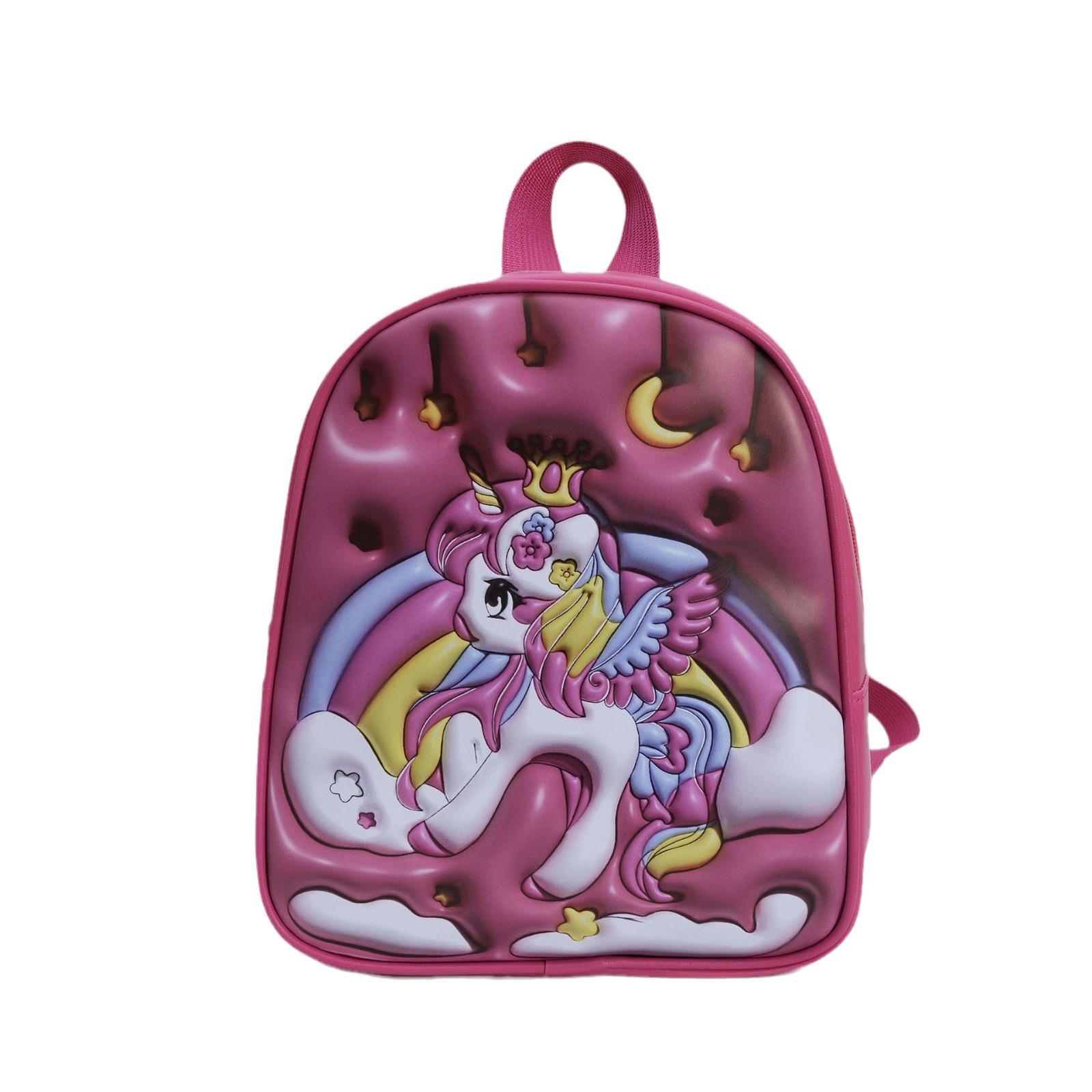 Mochila para niños 2023 nueva impresión digital 3D unicornio mochila kindergarten niñas de dibujos animados mochila al por mayor
