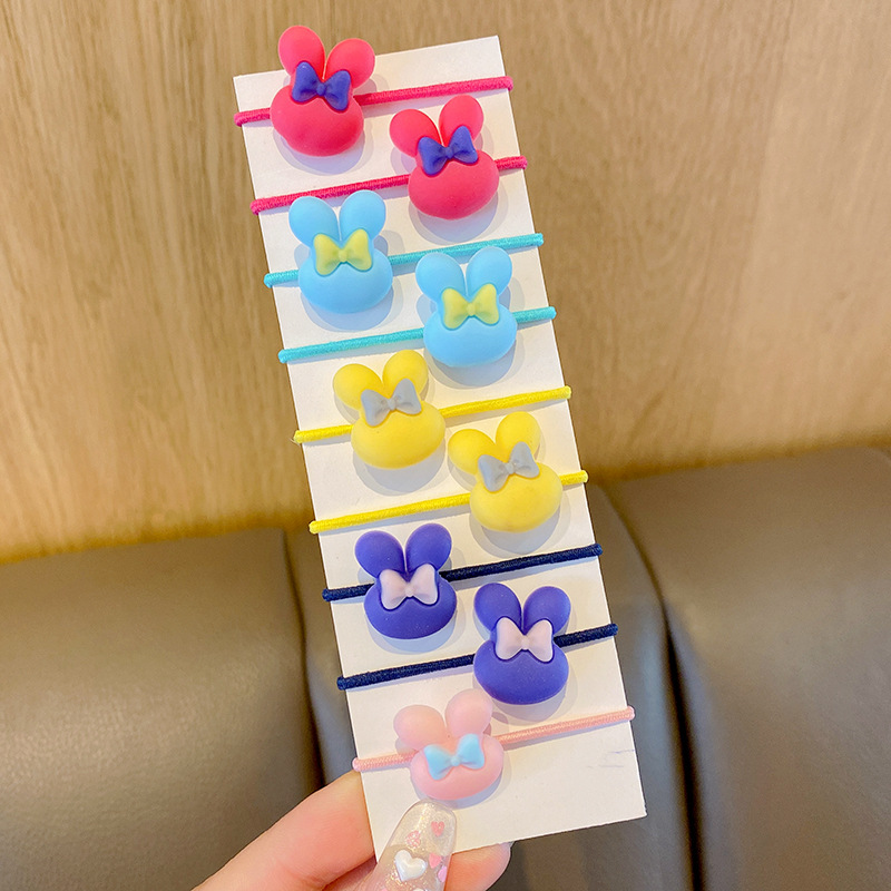 2022 nueva cuerda de pelo bebé corbata anillo de pelo tocado