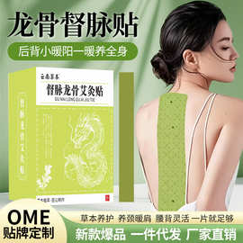 督脉龙骨贴艾灸贴加长自发热长效温灸贴背部腰椎颈椎艾草温灸舒缓