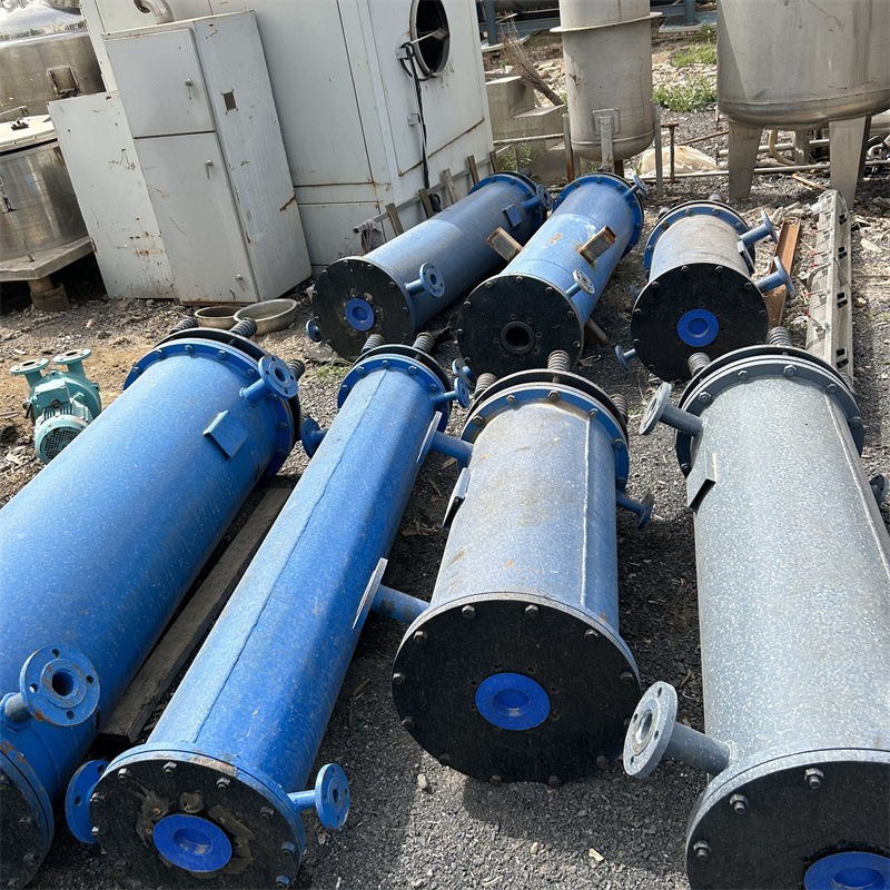 购销二手石墨冷凝器 列管式冷却设备 工业冷却设备