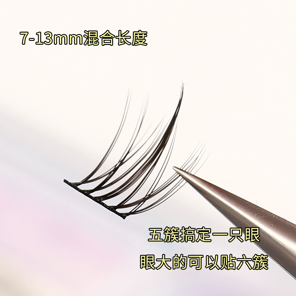 Dense mixed capacious false eyelashes solar-powered for eyelashes