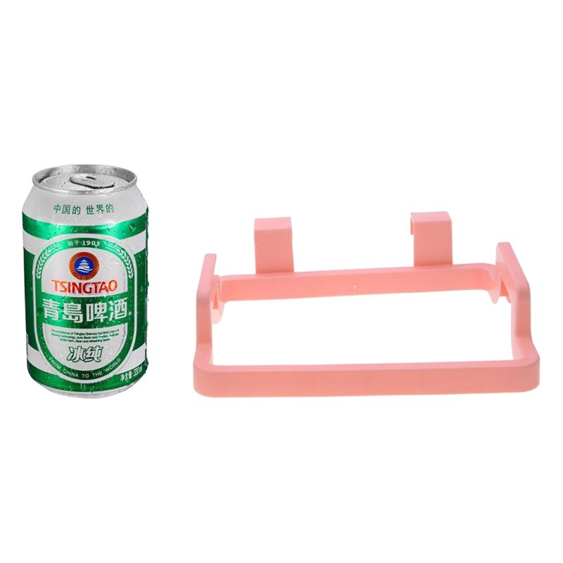 Creative Plastic Door Back Garbage Bag Shelf Multifunctional Kitchen Cabinet Door Rag Rack Storage Hook