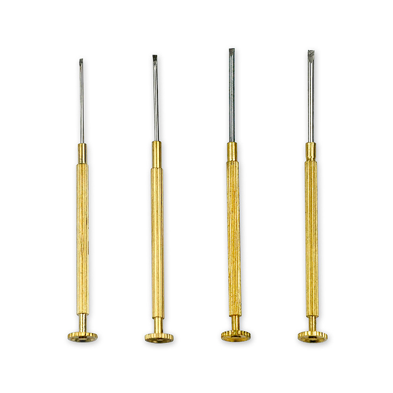 外贸款 金色一字螺丝刀 修表工具 小螺丝刀 起子 各类尺寸齐全