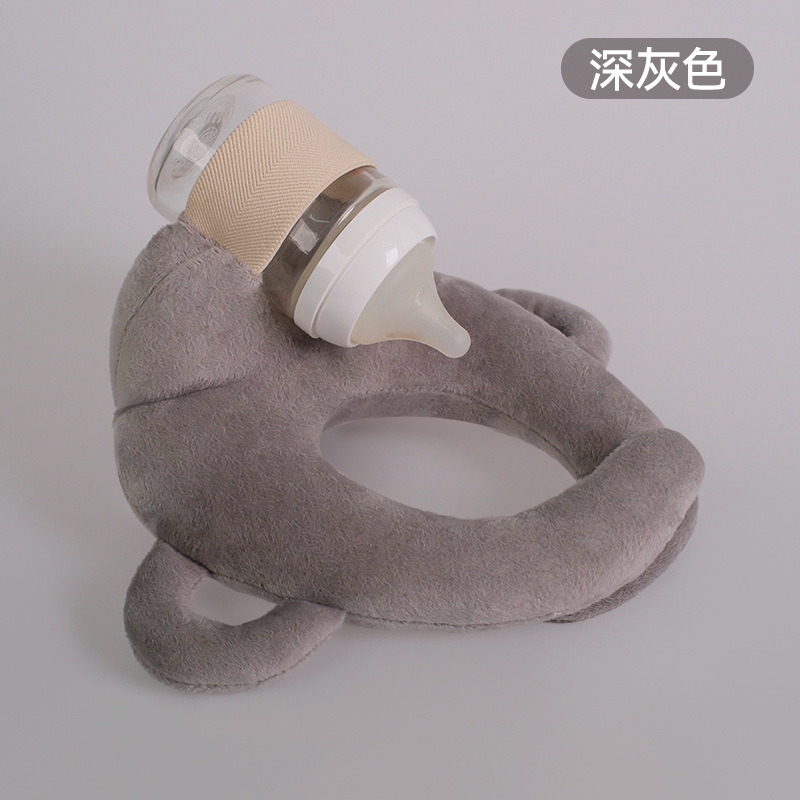 Crystal velvet handheld model-dark gray milk pad