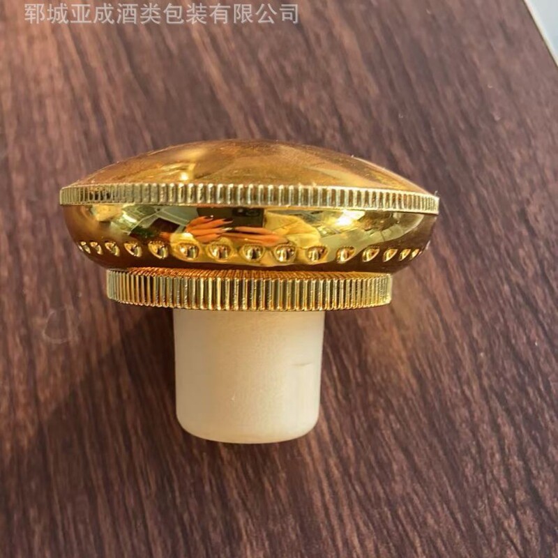 Cross-Border High-End Products Walnut Cork Polymer Cork Red Wine Bottle Stopper High-End Foreign Wine Bottle Cork Aluminum Leather Stopper Cross-Border High-End Products Walnut Cork Polymer Cork Red Wine Bottle Stopper High-End Foreign Wine Bottle Cork Aluminum Leather Stopper