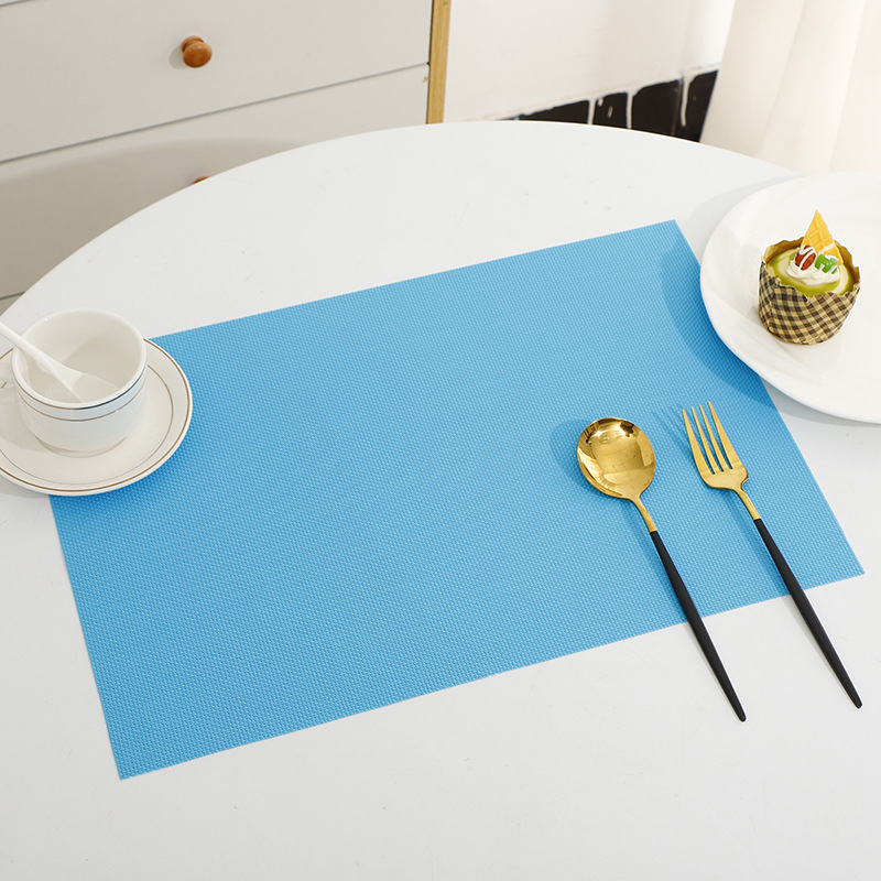 跨境专供餐垫PVC编织餐垫21系列特斯林餐垫餐厅防水餐桌垫现货详情3