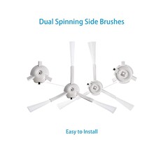 Suitable for 360 Robot Vacuum Cleaner Accessories: S5, S7, T90 Side Brushes, Mop Cloths, Filter Cartridges, Roller Brushes, HEPA Filters, and Mop Pads
