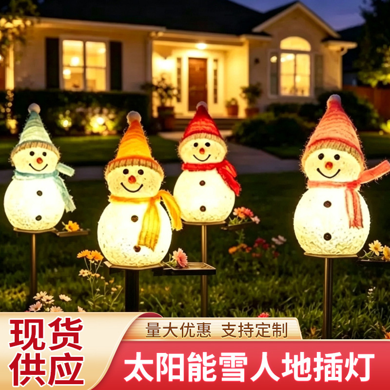 Solar-Powered Snowman Ground Lights Christmas Decoration Atmosphere Outdoor Courtyard Garden Lawn Lights Christmas Snowman Night Lights Solar-Powered Snowman Ground Lights Christmas Decoration Atmosphere Outdoor Courtyard Garden Lawn Lights Christmas Snowman Night Lights